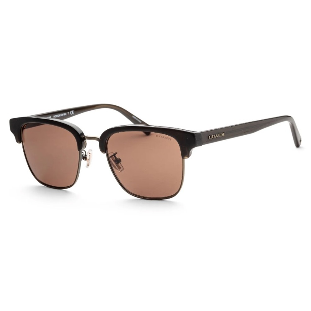 Coach Men's HC8326-520373-52 Fashion 52mm Military Green Sunglasses